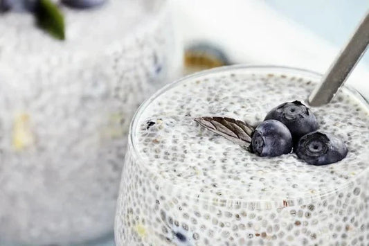 Chia Seed Pudding with Berries and Almonds - Snowballs Underwear