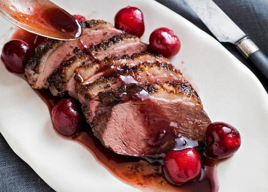 Male Fertility Recipe: Duck Breasts with Cherry Jus - Snowballs Underwear