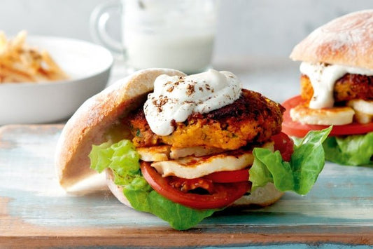 Male Fertility Recipe: Halloumi Burger - Snowballs Underwear