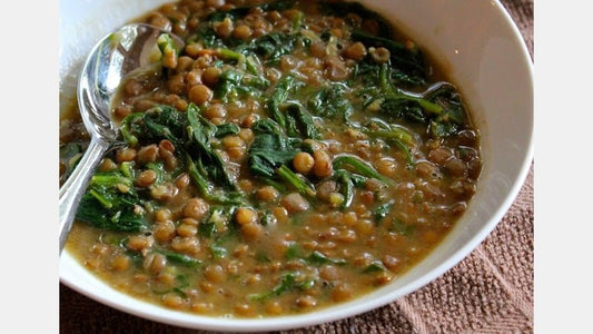 Male Fertility Recipe: Lentil and Spinach Soup - Snowballs Underwear
