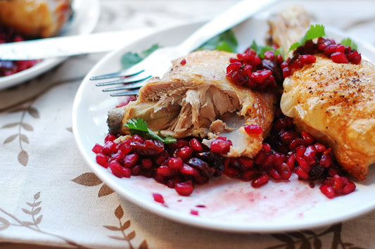 Male Fertility Recipe: Pomegranate Chicken with Almond Couscous - Snowballs Underwear