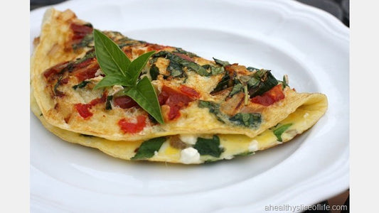 Male Fertility Recipe: Spinach and Red Pepper Omelet - Snowballs Underwear